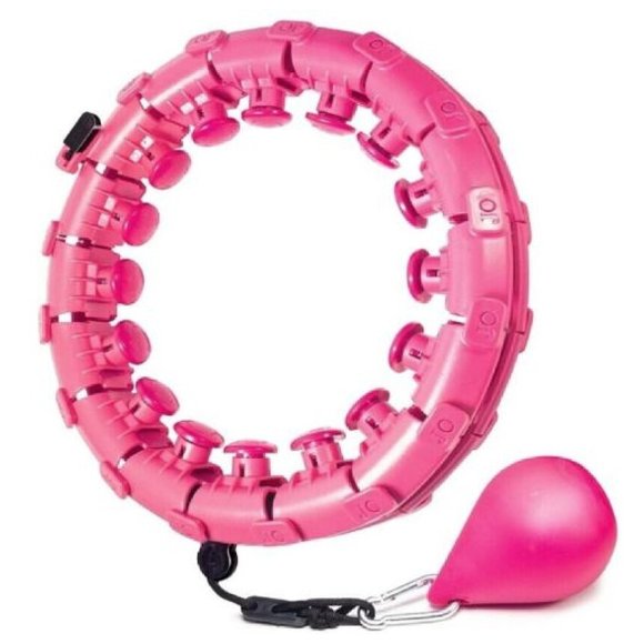 Antetek Other - Weighted Smart Fitness Hoop,24 Detachable Knots Abdomen Fitness Weight Loss